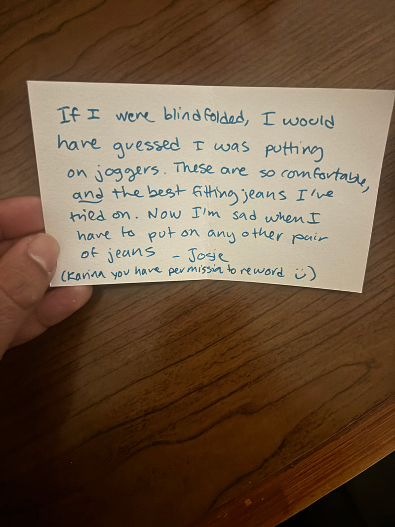 Handwritten customer note